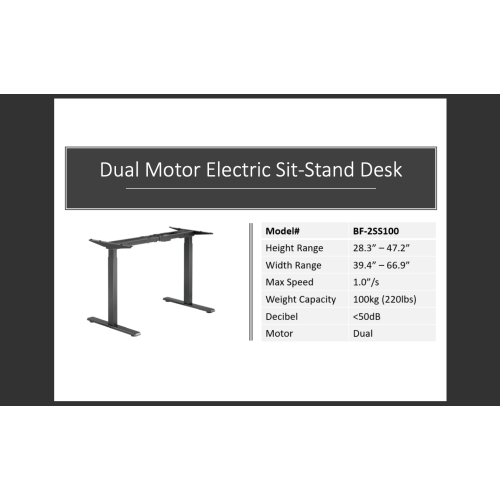 Ergoloop Oak - White Dual motor electric Sit - Stand desk 59" x 29.5" top with memory adjustments, timer and anti-collision system built on top notch