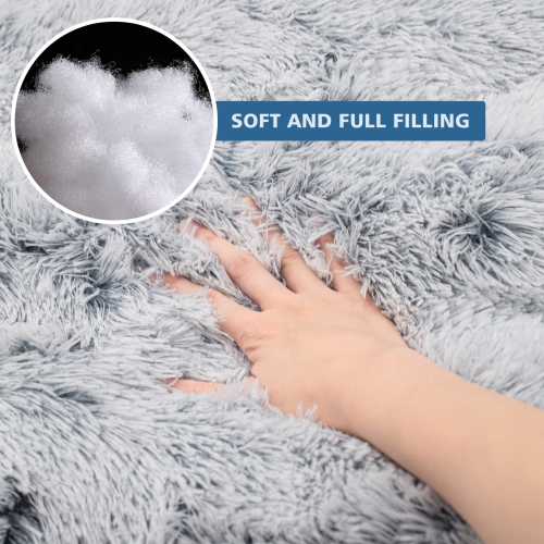 Dog Bed Crate Pad,Kennel Pad,Dog Beds Mats for Large Dogs,Suitable for Medium and Large-Sized Dogs,Soft Plush,Good for Sleep & Anti-Anxiety,Washable