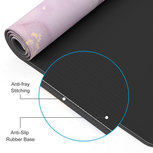 Keyboard Mouse Pad Set, XXL Large Desk Pad+Keyboard Wrist Rest+Mouse Wrist Cushion Support, Ergonomic Memory Foam, 35.5" x 15.7" Extended Mousepad,