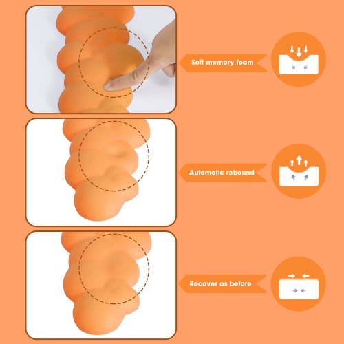 Gaming Keyboard Wrist Rest Pad,Memory Foam Keyboard Palm Rest, Ergonomic Hand Rest,Wrist Rest for Computer Keyboard,Laptop,Mac,Lightweight for Easy