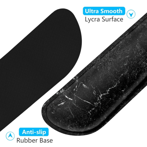 Enlarge Keyboard Wrist Rest Pad,Memory Foam Set Wrist Cushion Support for Easy Typing & Pain Relief,Mouse Wrist Pad, Anti-Slip Wrist Support for