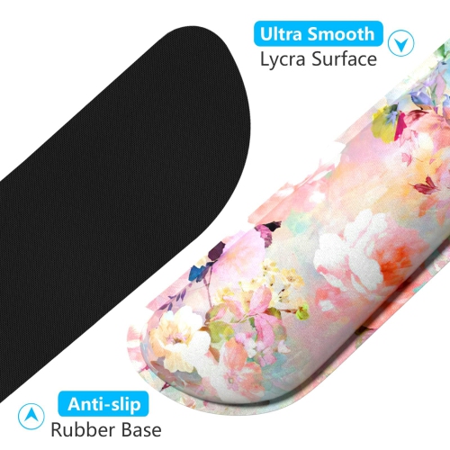 Enlarge Keyboard Wrist Rest Pad,Memory Foam Set Wrist Cushion Support for Easy Typing & Pain Relief,Mouse Wrist Pad, Anti-Slip Wrist Support for