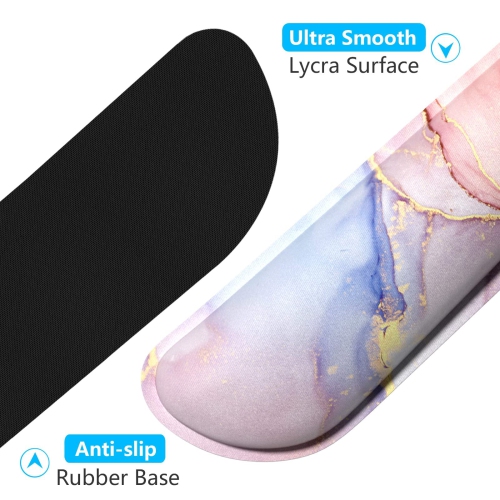 Enlarge Keyboard Wrist Rest Pad,Memory Foam Set Wrist Cushion Support for Easy Typing & Pain Relief,Mouse Wrist Pad, Anti-Slip Wrist Support for