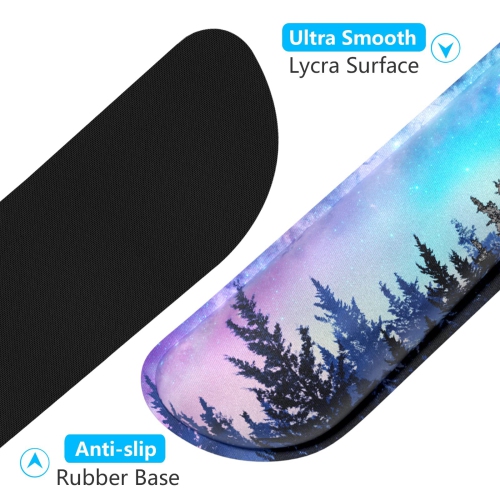 Enlarge Keyboard Wrist Rest Pad,Memory Foam Set Wrist Cushion Support for Easy Typing & Pain Relief,Mouse Wrist Pad, Anti-Slip Wrist Support for