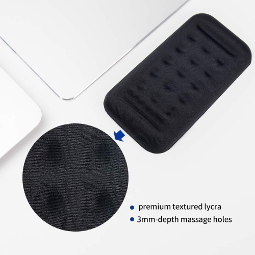 Mouse Wrist Rest Pad Padded Memory Foam Hand Rest Support for Office, Computer, Laptop, Mac Typing and Wrist Pain Relief and Repair