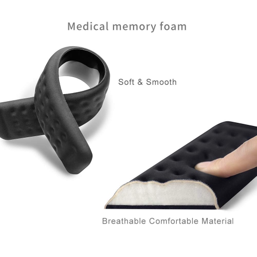 Keyboard Wrist Rest Gaming Tenkeyless Memory Foam Hand Palm Rest Wrist Rest Support for Office, Computer, Laptop, Mac Typing and Wrist Pain Relief