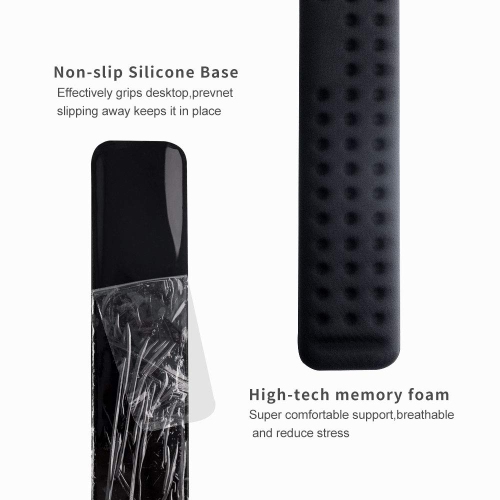 Keyboard Wrist Rest Gaming Tenkeyless Memory Foam Hand Palm Rest Support for Office, Computer, Laptop, Mac Typing and Wrist Pain Relief and Repair