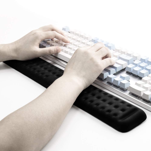 Keyboard Wrist Rest Gaming Tenkeyless Memory Foam Hand Palm Rest Support for Office, Computer, Laptop, Mac Typing and Wrist Pain Relief and Repair
