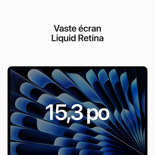 Open Box - Apple MacBook Air 15" w/ Touch ID - Midnight (Apple M2 Chip / 512GB SSD / 8GB RAM) - English