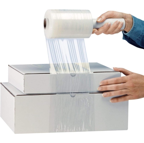 Prograde 12 Pack - 5" X 1000' Roll - 80 Gauge Thick, Mini Stretch Packing Wrap With Handle For Pallet Wrap, Moving Supplies, Industrial Strength -