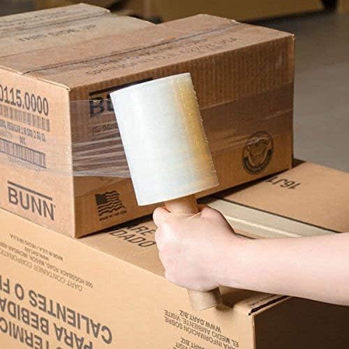 Prograde 12 Pack - 5" X 1000' Roll - 80 Gauge Thick, Mini Stretch Packing Wrap With Handle For Pallet Wrap, Moving Supplies, Industrial Strength -