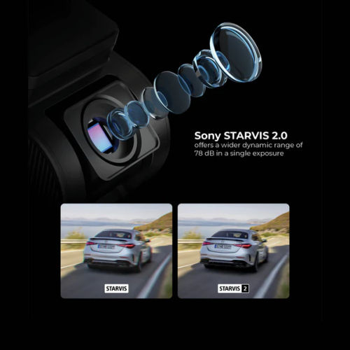 VIOFO A119 Mini 2 Dash Cam - 2K 60fps/HDR 30fps, STARVIS 2 Sensor, Voice Control, 5GHz Wi-Fi GPS, Night Vision 2.0, Buffered Parking Mode,