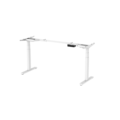 Ergoloop Oak - White Dual motor electric Sit - Stand desk 71" x 29.5" top with memory adjustments, timer and anti-collision system built on top notch