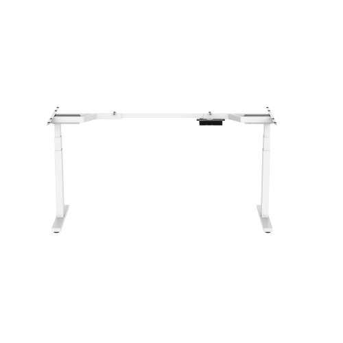 Ergoloop Oak - White Dual motor electric Sit - Stand desk 71" x 29.5" top with memory adjustments, timer and anti-collision system built on top notch