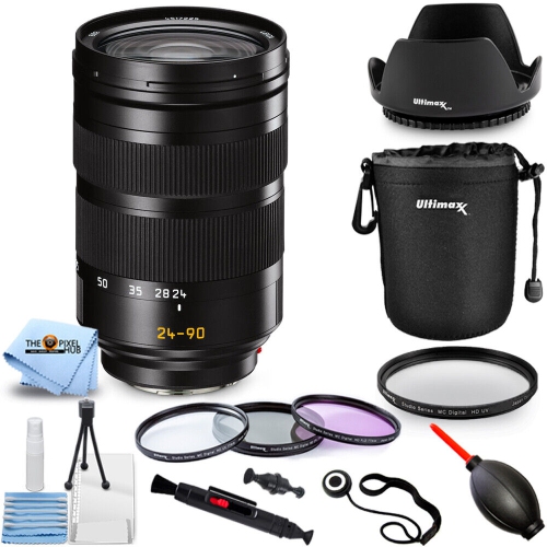 LEICA  Vario-Elmarit-Sl 24-90MM F/2.8-4 Asph. Lens 11176 - 10PC Accessory Bundle