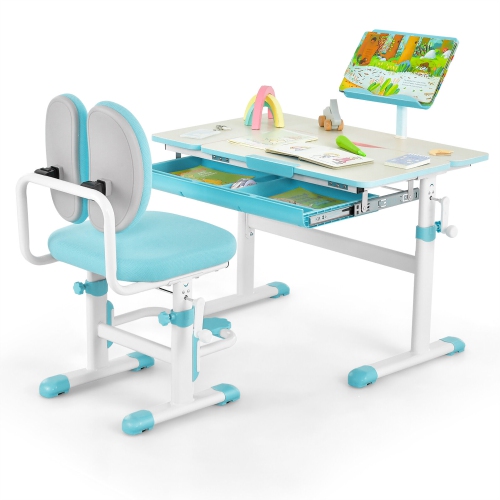 Kids study outlet desk with chair