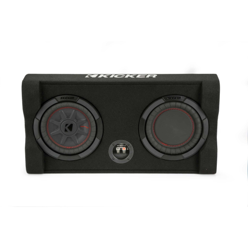 Kicker 48TRTP82 TRTP 8-inch Thin Down Firing Subwoofer and Passive Radiator Enclosure, 2-Ohm, RoHS Compliant
