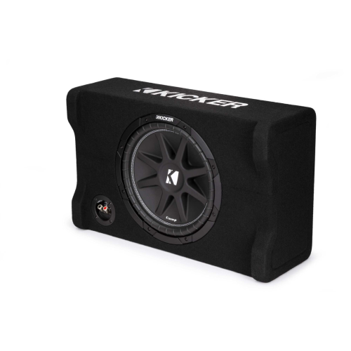 Kicker 48CDF124 Comp 12" Subwoofer in Down Firing Encl, 4-Ohm; RoHS Compliant