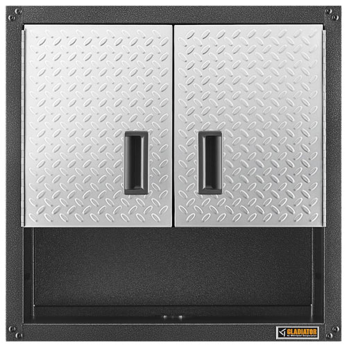 Armoire murale en acier GearBox de Gladiator - Argenté