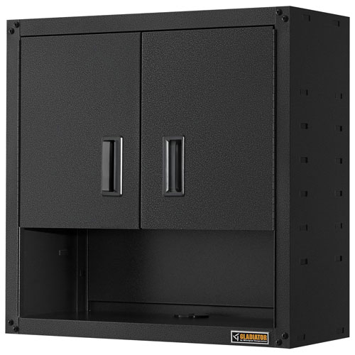 Gladiator Wall GearBox Steel Cabinet - Hammered Granite