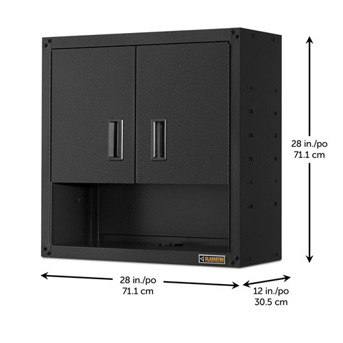 Gladiator Wall GearBox Steel Cabinet - Hammered Granite