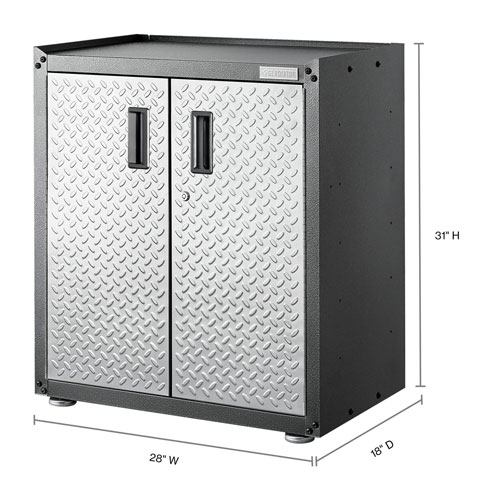 Gladiator Steel Modular Cabinet - Silver Tread