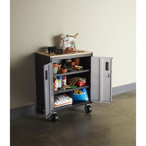 Gladiator Steel Modular Cabinet - Silver Tread