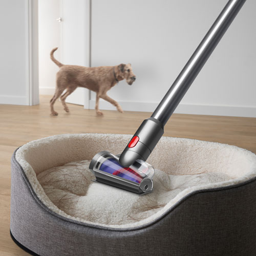 Image 5 of 12.. Dyson V15 Detect Extra Cordless Stick Vacuum - Yellow/Nickel - Only At Best Buy