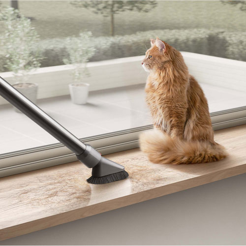 Image 6 of 12.. Dyson V15 Detect Extra Cordless Stick Vacuum - Yellow/Nickel - Only At Best Buy