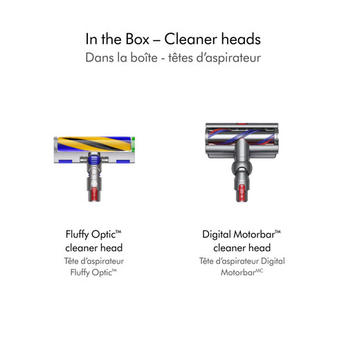 Image 11 of 12.. Dyson V15 Detect Extra Cordless Stick Vacuum - Yellow/Nickel - Only At Best Buy
