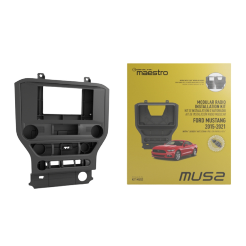 IDatalink – Trousse d’installation de radio pour tableau de bord KIT-MUS2 pour certains Ford Mustang 2015-21