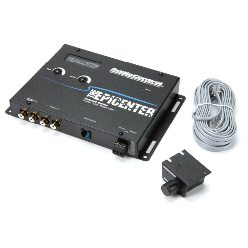 AUDIOCONTROL  The Epicenter Digital Bass Restoration Processor Concert Series In Black Great product used in enhance bass it not used to add bass, its used to enhance lower quailty bass like in older songs and reproduce better bass