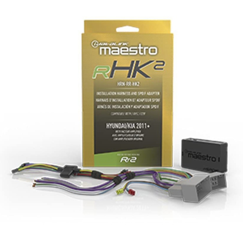 Idatalink HRN-RR-HK2 Radio Replacement T-Harness for Select Hyundai Kia Vehicles