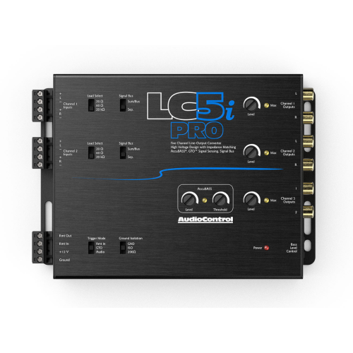 AUDIOCONTROL  Lc5I Pro 5 Channel Line Out Converter With Accubass & Dash Remote [This review was collected as part of a promotion