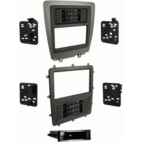 Trousse d'installation de radio de tableau de bord 99-5839CH 1-2-DIN de Metra pour Ford Mustang 2010-2014