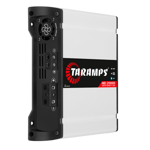 Taramps HD 2000 - 1 OHM 1-CH Monoblock 2000W RMS Class-D Car Audio Amplifier