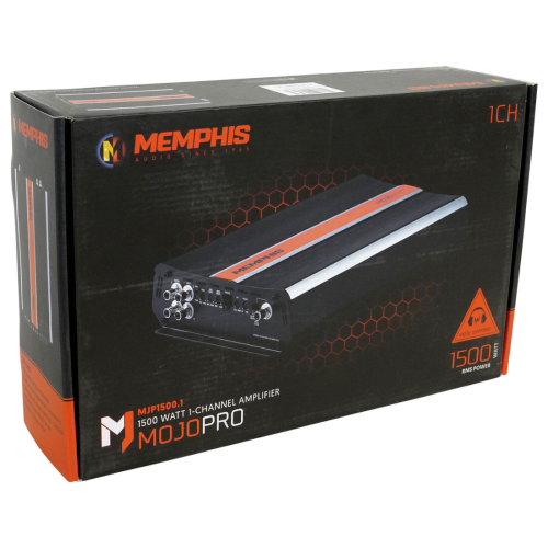 Memphis Audio MJP1500.1 1500W RMS 1-CH Monoblock Class-D Car Audio Amplifier