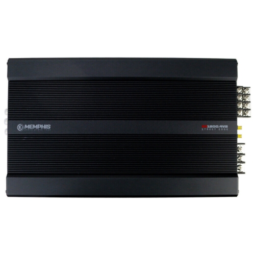 Memphis Audio SE1200.4V2 1200W Max 4-Channel 2-Ohm Stable Class-D Car Amplifier