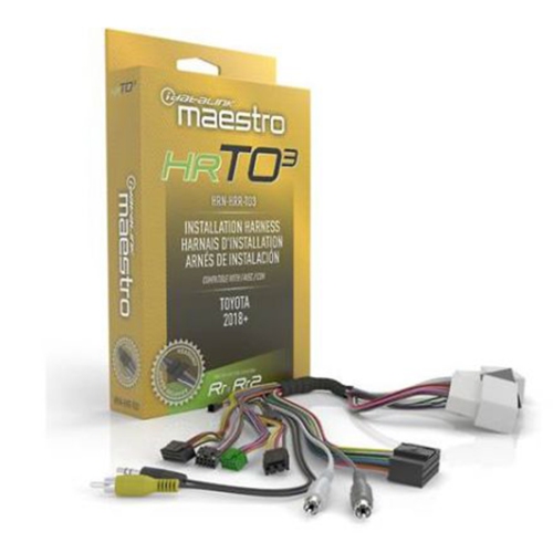 iDatalink HRN-HRR-TO3 Retain SWC & Factory Amp Harness for Select Toyota 2018-Up