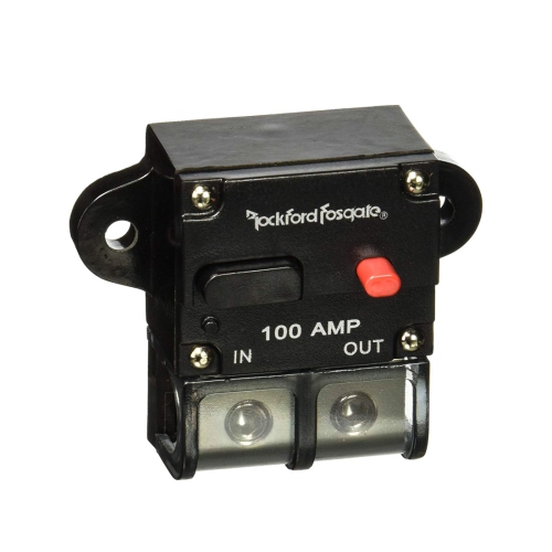 Disjoncteur Rockford Fossate RFCB100 1/0 AWG à entrées 4 AWG, 100 a