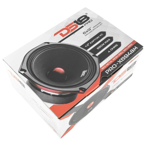 DS18 PRO-X694BM 550 W max. 4 ohms 6 x 9 po avec haut-parleur de voiture à gamme moyenne compacte