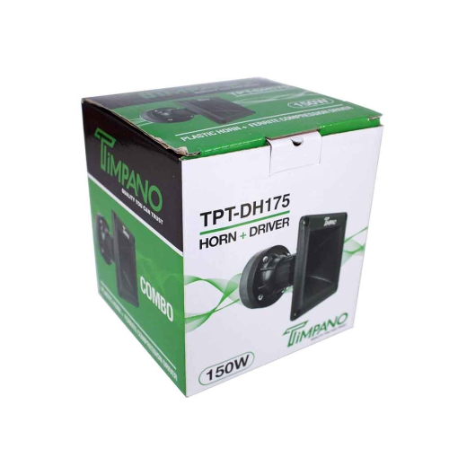 Timpano TPT-DH175 150W 1" Exit Phenolic Diaphragm Driver + 4x4" Plastic Horn