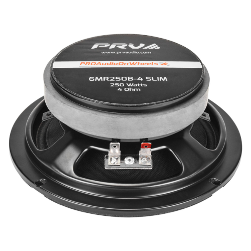 PRV Audio 6MR250B-4 SLIM 6.5" 500W Max 4-Ohms Midrange Bullet Slim Loudspeaker