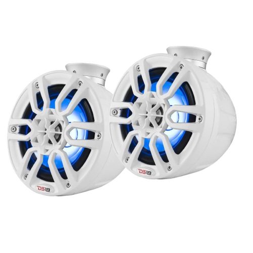 DS18  Nxl-Ps8W 750 Watts Max Power 4 Ohms 8" RGB Light Mini Marine Speaker Pods