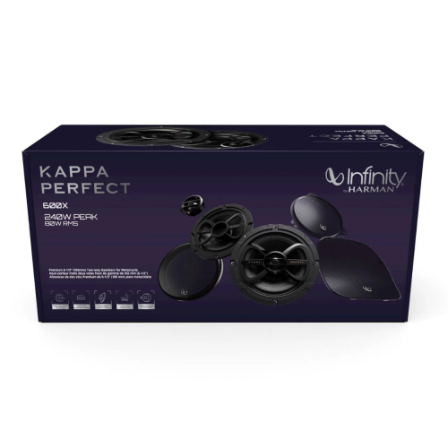 Infinity KAPPA PERFECT 600X 6.5" Speakers for Harley Davidson Touring Motorcycle