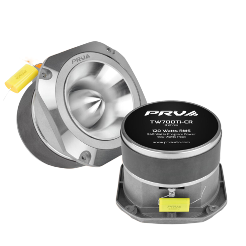 PRV Audio TW700TI-CR 4" 240W Program Power 8-Ohms Car Audio Super Bullet Tweeter