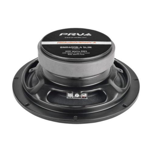 PRV Audio 8MR400B-4 SLIM 8" 400W 4-Ohms Car Midrange Bullet Slim Loudspeaker
