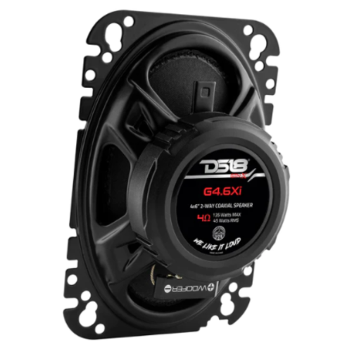 DS18 G4,6Xi haut-parleurs coaxiaux audio pour l'auto à 2 voies 135 W Max de 4 4 ohms x 6 po de Gen-X