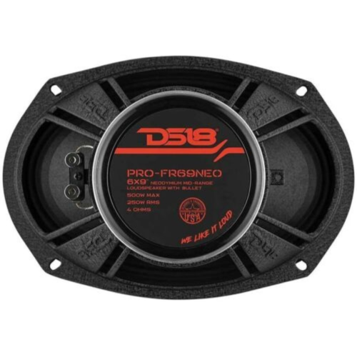 DS18 – haut-parleur de voiture à gamme complète compacte PRO-FR69NEO 6 x 9 po 500&nbsp;W Max à 4 ohms