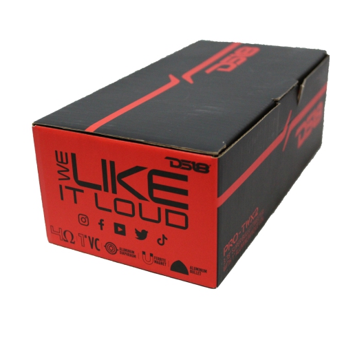 DS18 PRO-TWX2 3,78 po 240&nbsp;W Max 4 ohms haut-parleurs d'aigus Super Bullet en aluminium pour l'auto